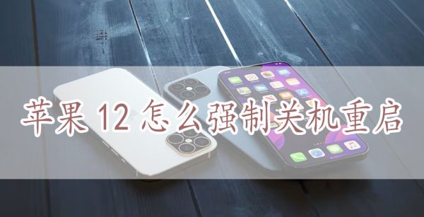 苹果12怎么强制关机重启