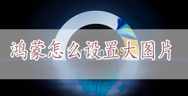鸿蒙怎么设置大图片