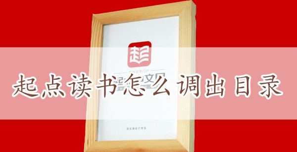 起点读书怎么调出目录