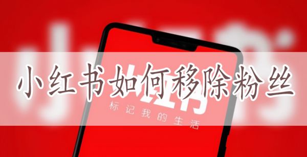小红书如何移除粉丝