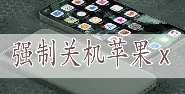 强制关机苹果x