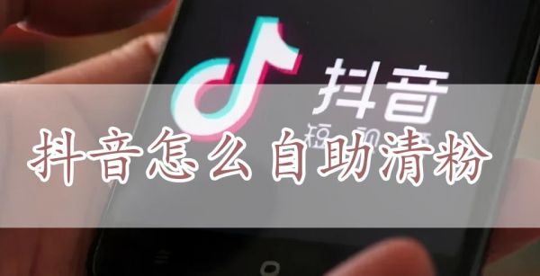 抖音怎么自助清粉
