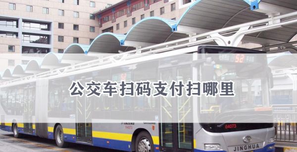 公交车扫码支付扫哪里