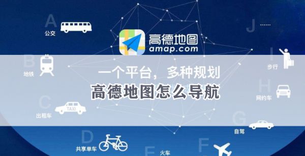 高德地图怎么导航