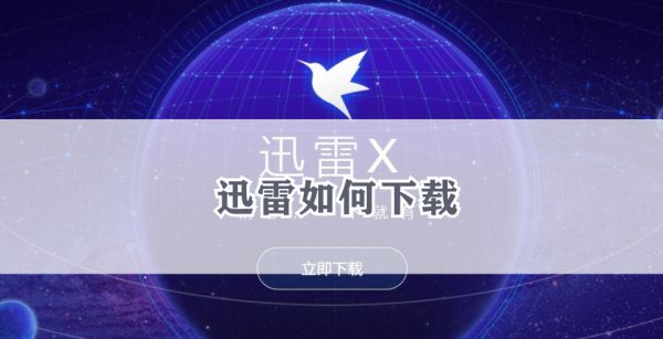 迅雷如何下载