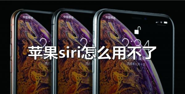 苹果siri怎么用不了