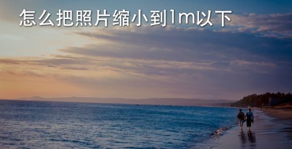 怎么把照片缩小到1m以下