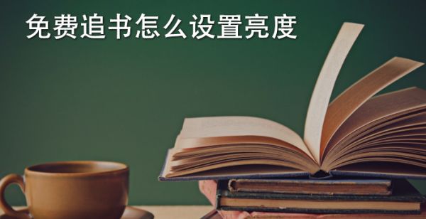 免费追书怎么设置亮度