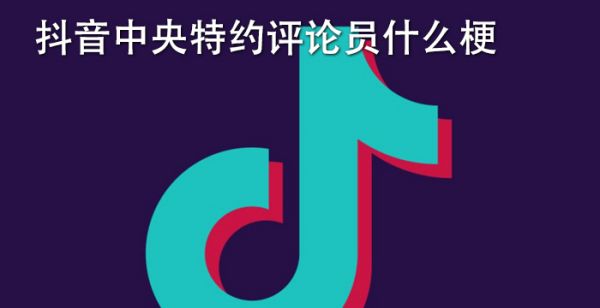 抖音中央特约评论员什么梗