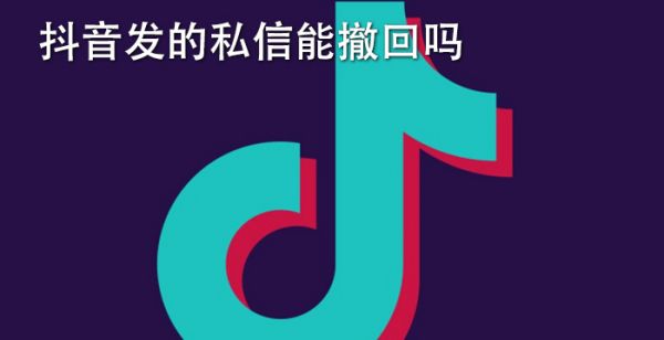 抖音发的私信能撤回吗