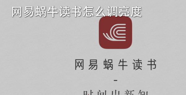 网易蜗牛读书怎么调亮度