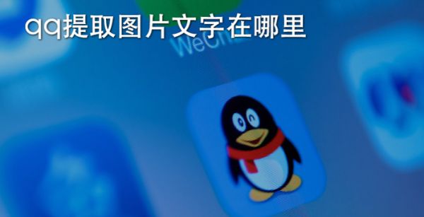 qq提取图片文字在哪里
