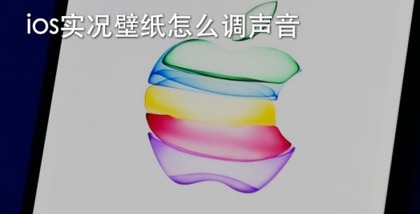 ios实况壁纸怎么调声音