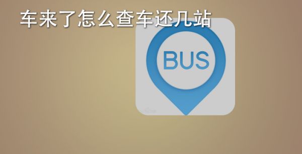 车来了怎么查车还有几站