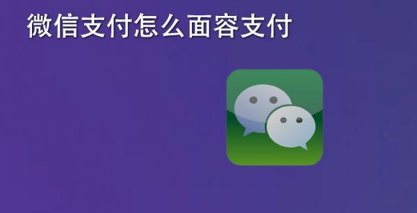 微信支付怎么面容支付