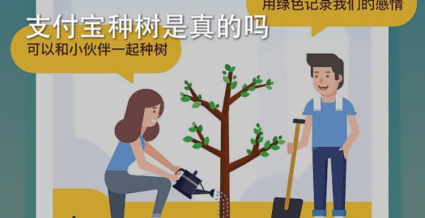 支付宝种树是真的吗