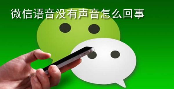 微信语音没有声音怎么回事