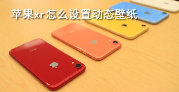 苹果xr怎么设置动态壁纸