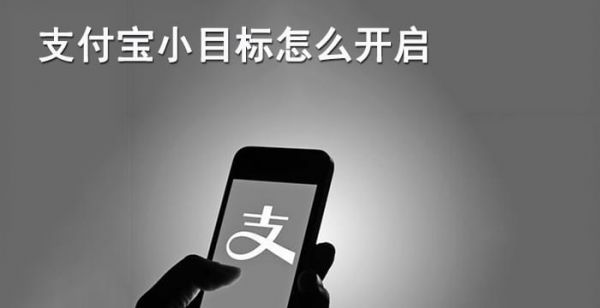 支付宝小目标怎么开启