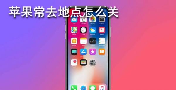 苹果常去地点怎么关