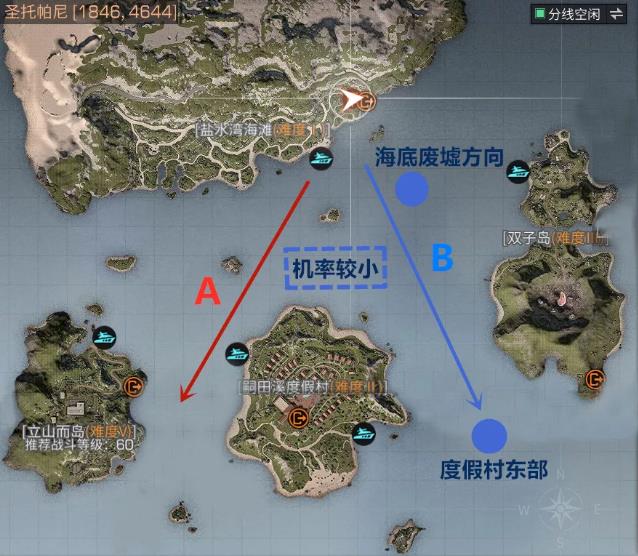 明日之后海底宝藏在哪